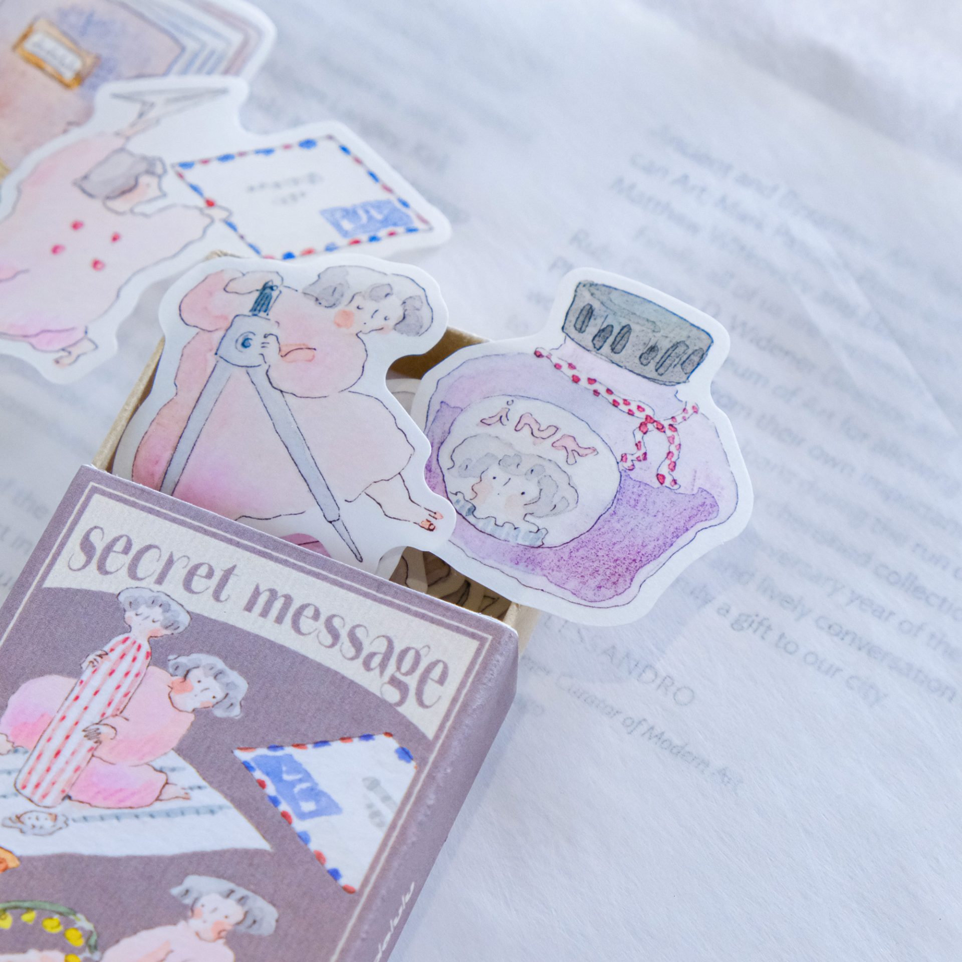 Dodolulu Sticker Flakes – Matchbox 07 Secret Message — gallery