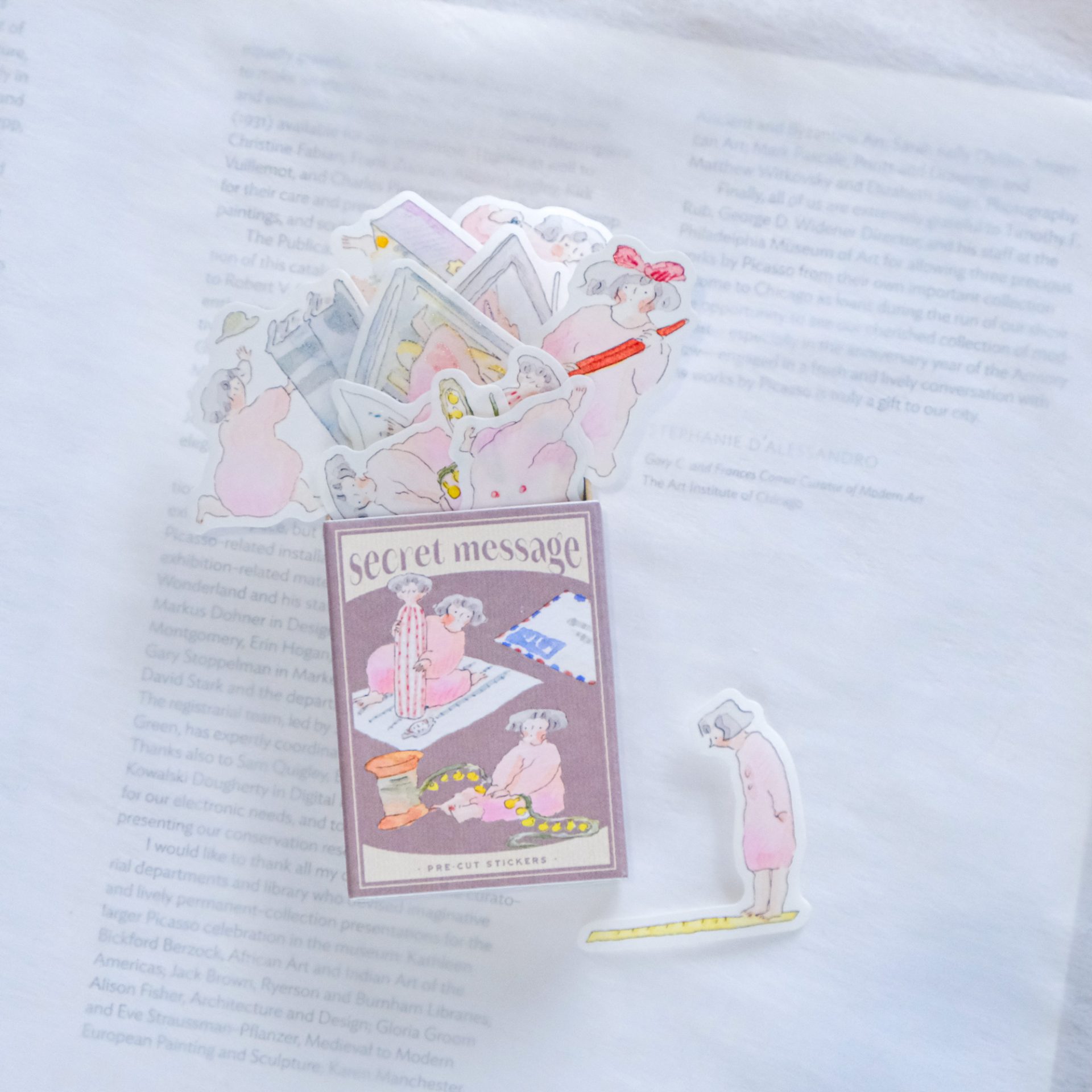 Dodolulu Sticker Flakes – Matchbox 07 Secret Message — gallery