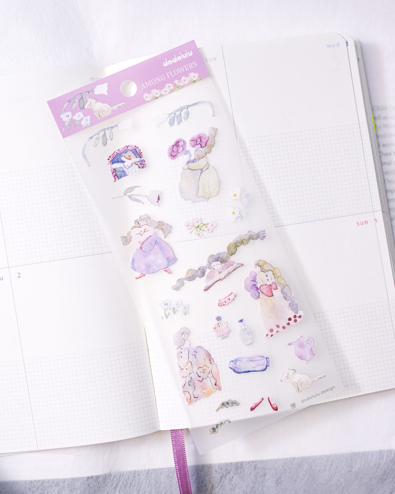 Dodolulu Sticker Sheet – Among Flowers