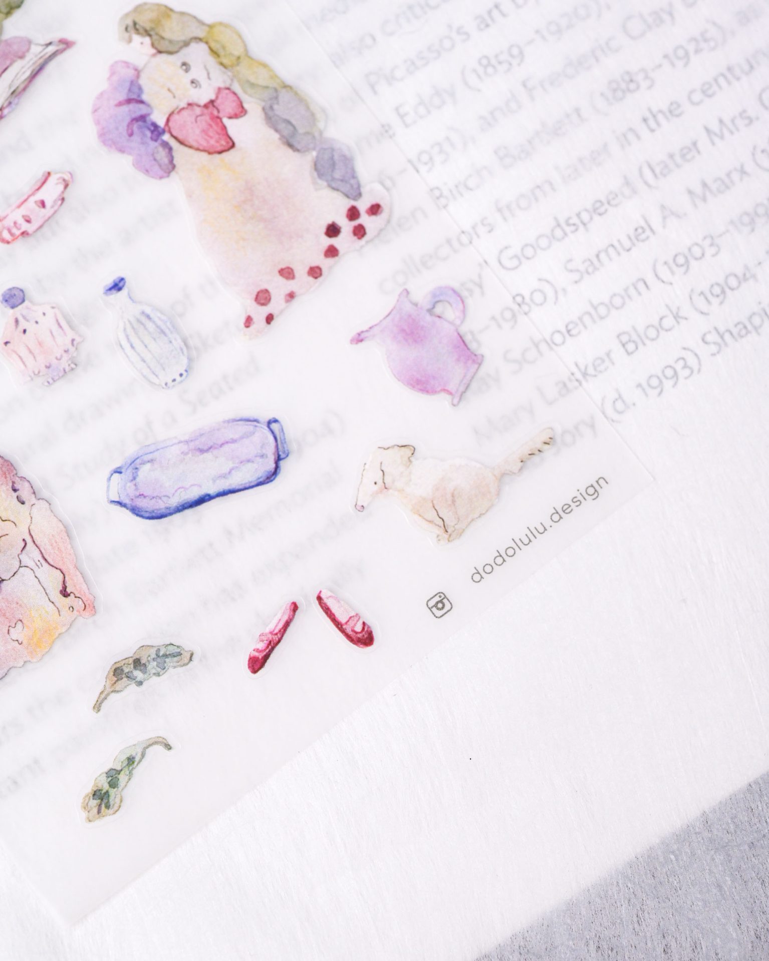 Dodolulu Sticker Sheet – Among Flowers — gallery