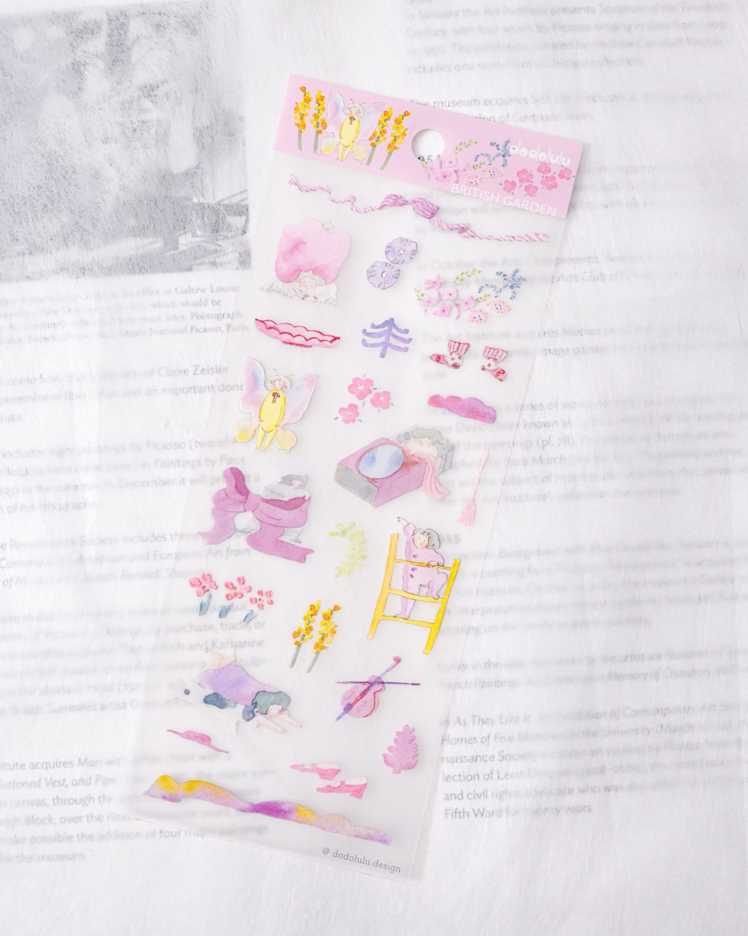 Dodolulu Sticker Sheet – British Garden
