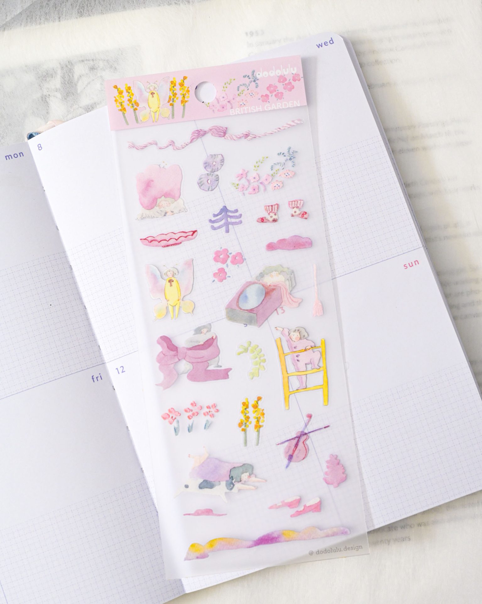 Dodolulu Sticker Sheet – British Garden — gallery