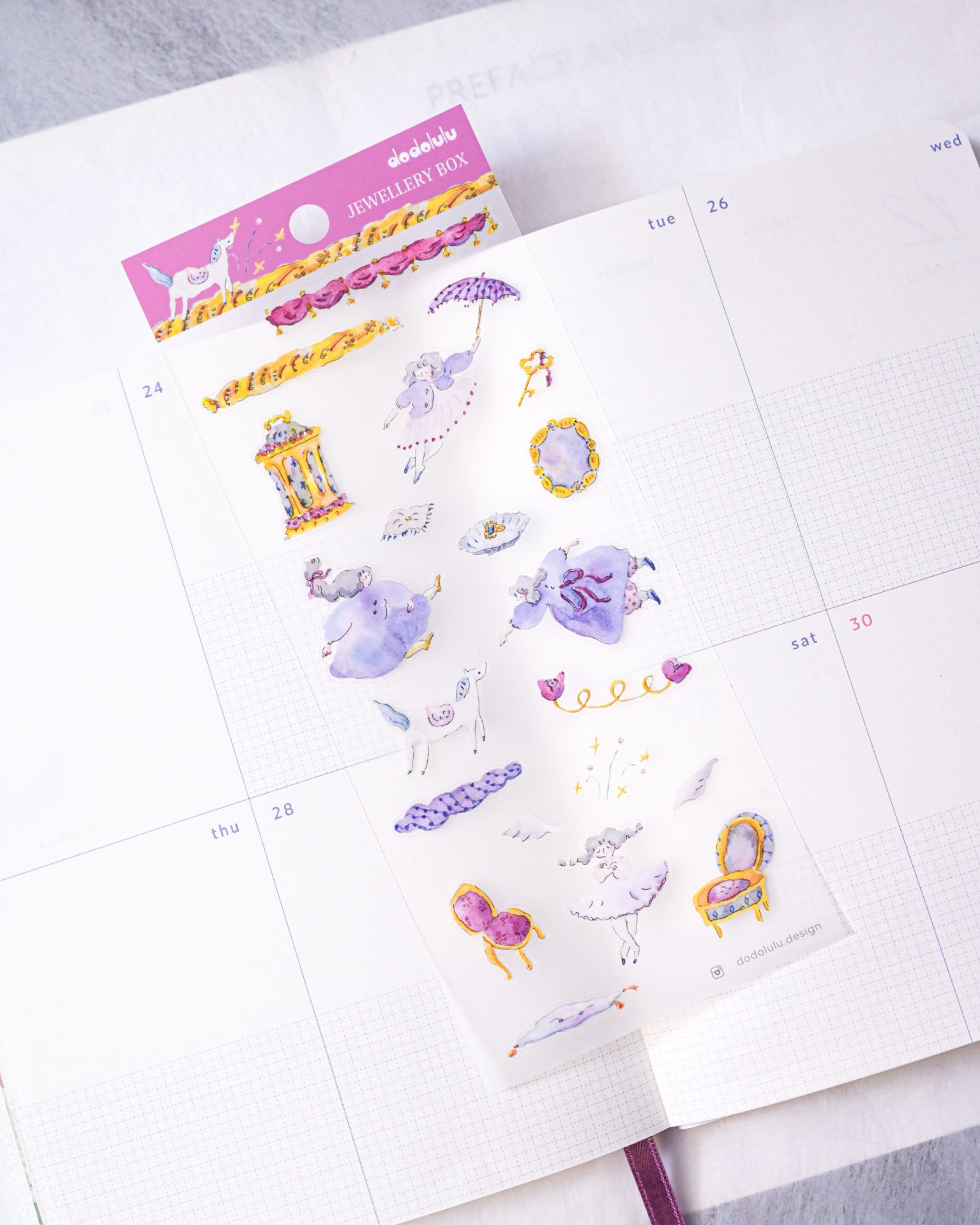 Dodolulu Sticker Sheet – Jewellery Box — gallery