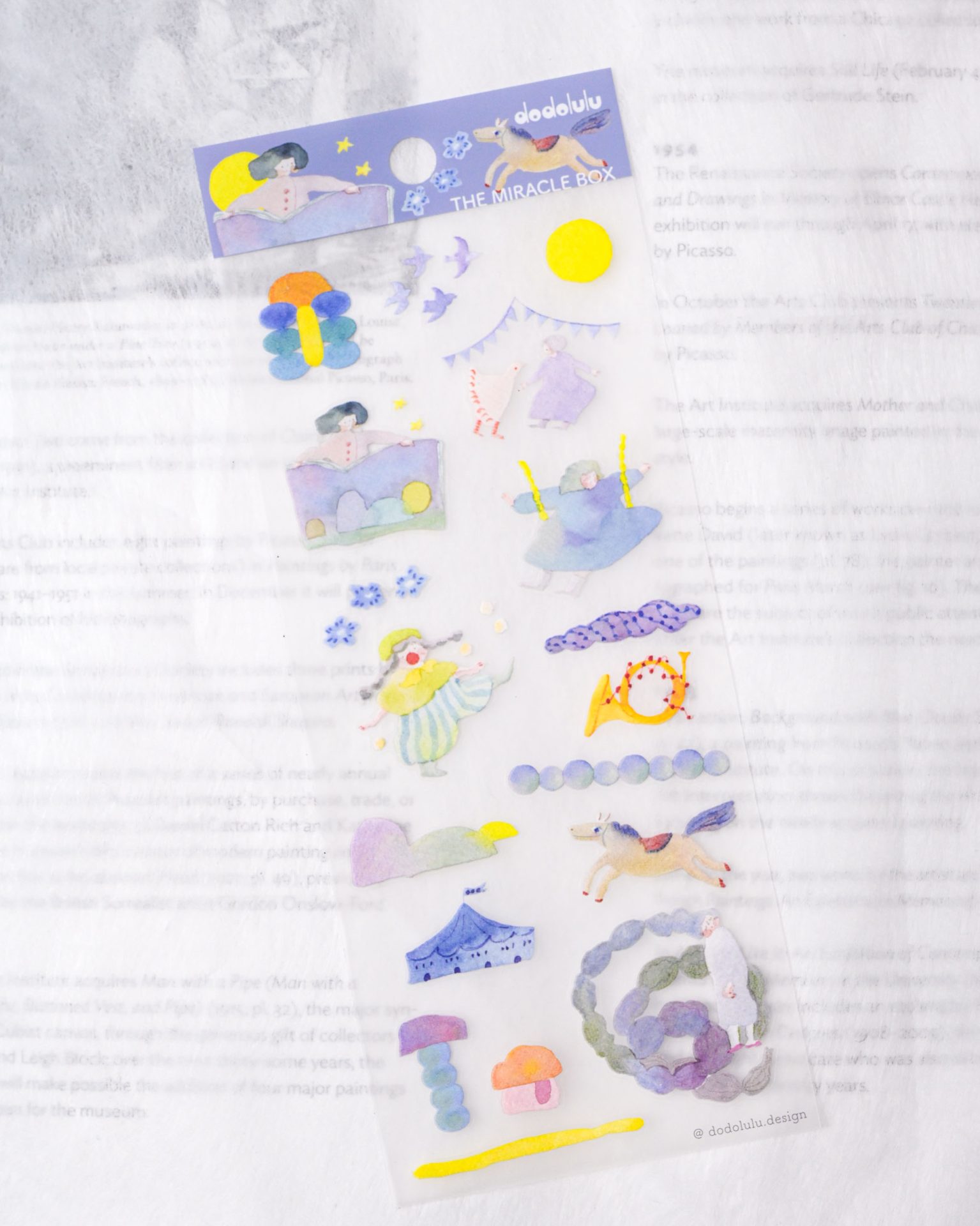 Dodolulu Sticker Sheet – The Miracle Box