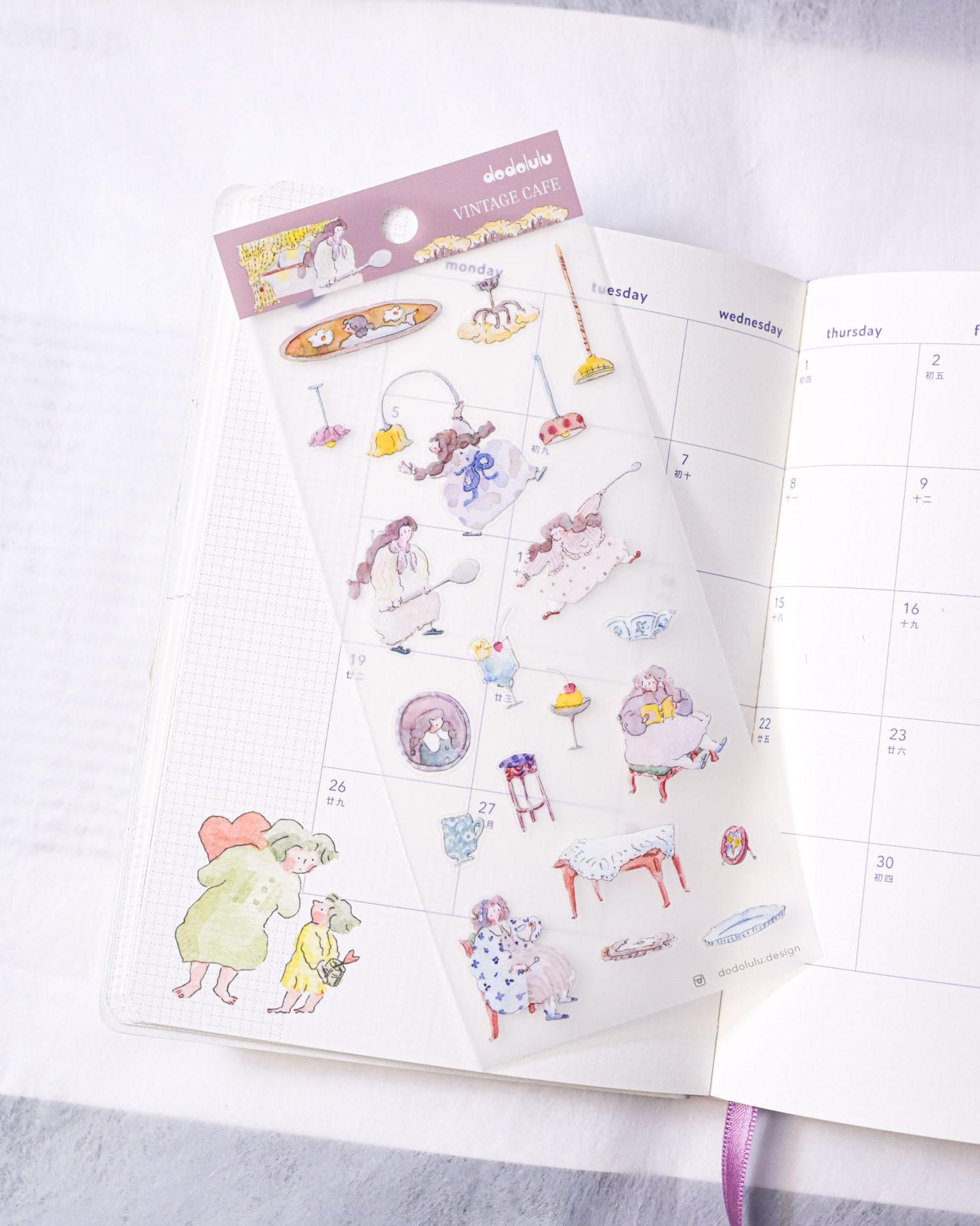 Dodolulu Sticker Sheet – Vintage Cafe