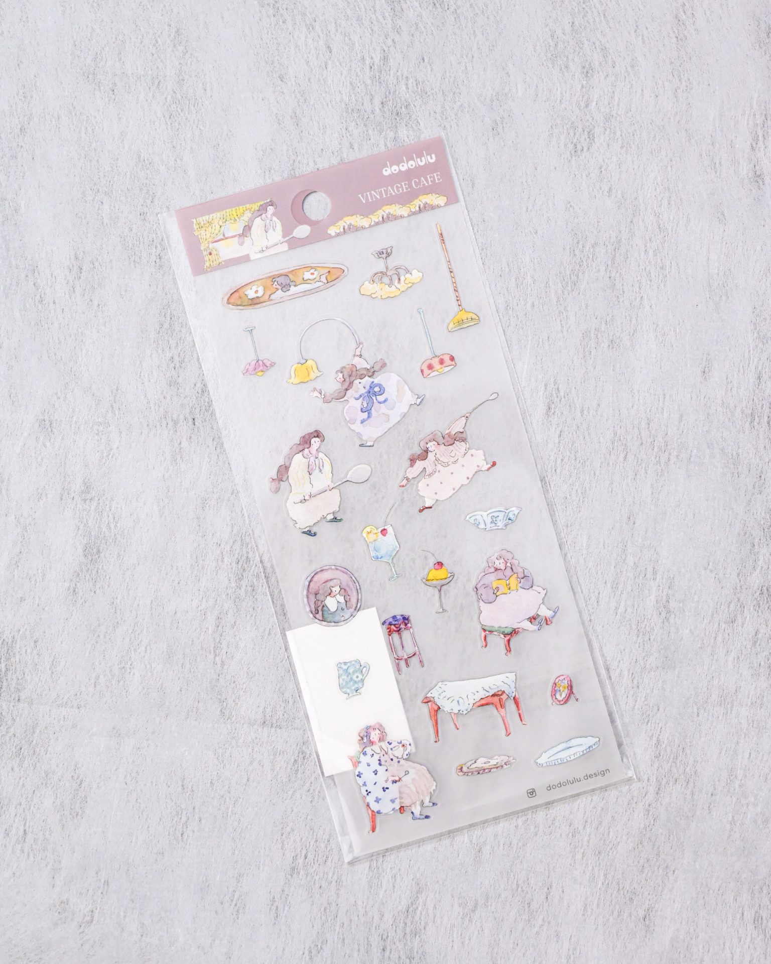 Dodolulu Sticker Sheet – Vintage Cafe — gallery
