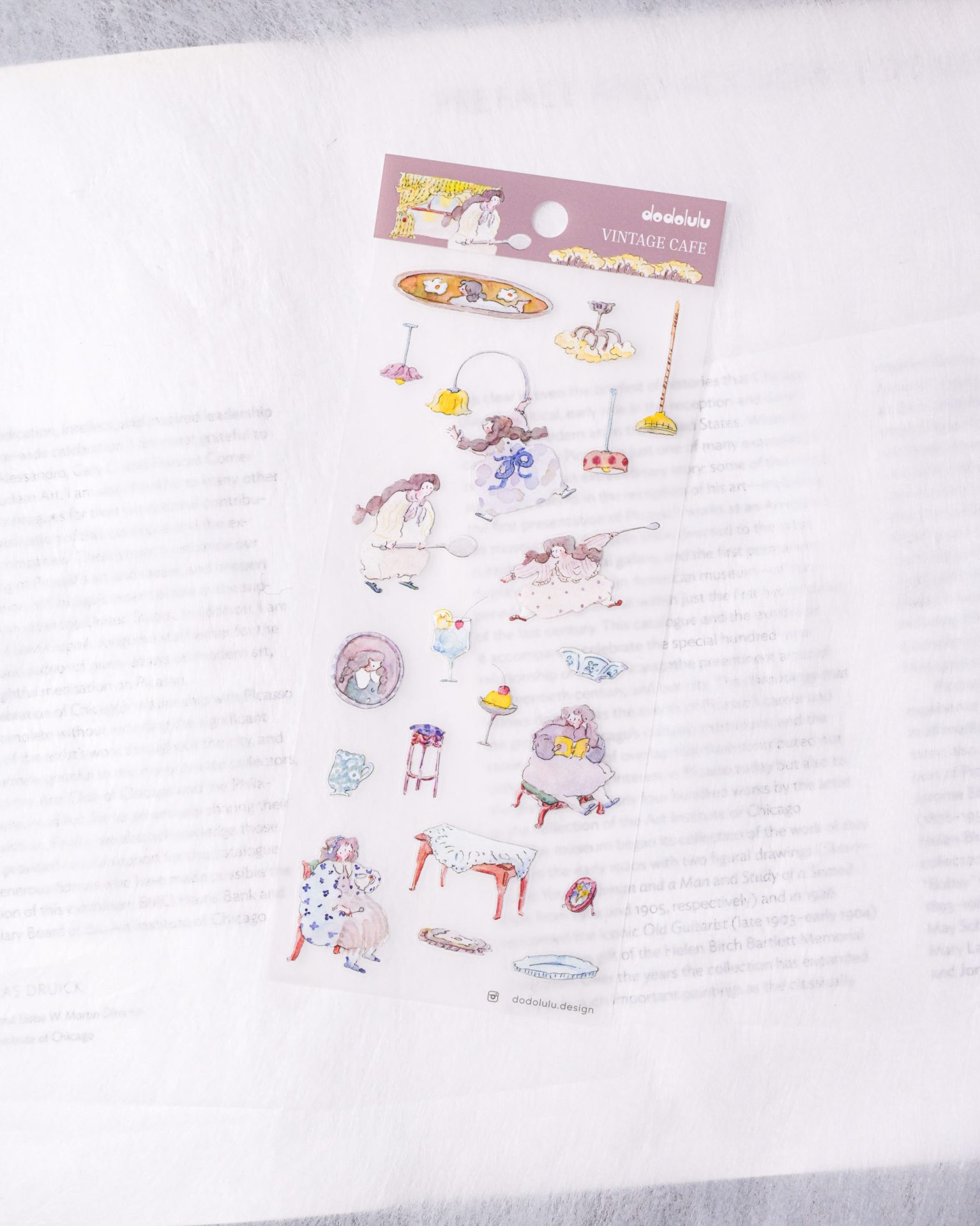 Dodolulu Sticker Sheet – Vintage Cafe — gallery