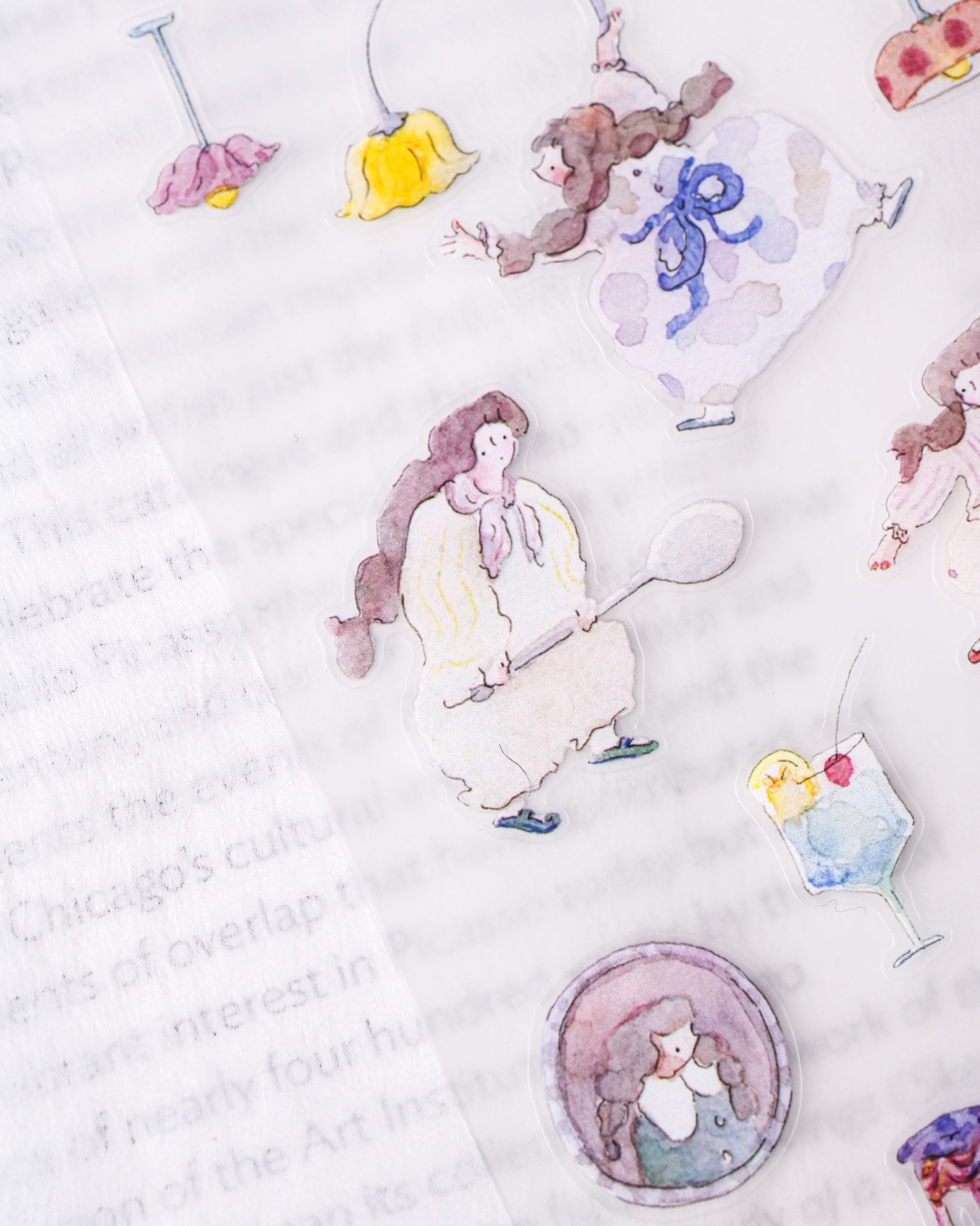 Dodolulu Sticker Sheet – Vintage Cafe — gallery