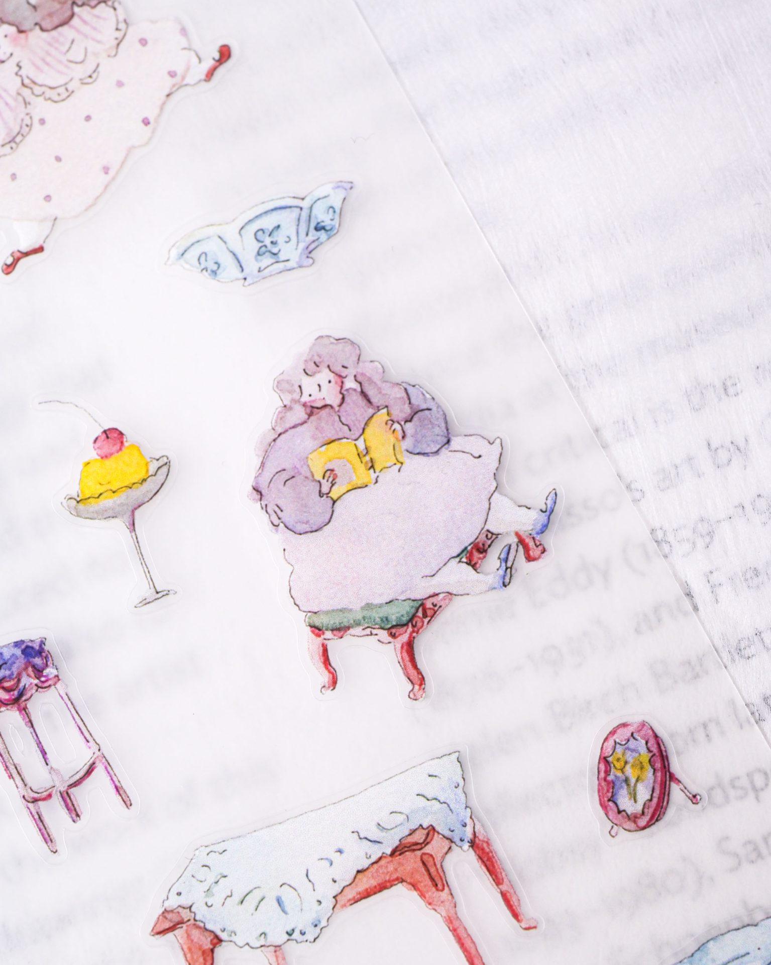 Dodolulu Sticker Sheet – Vintage Cafe — gallery