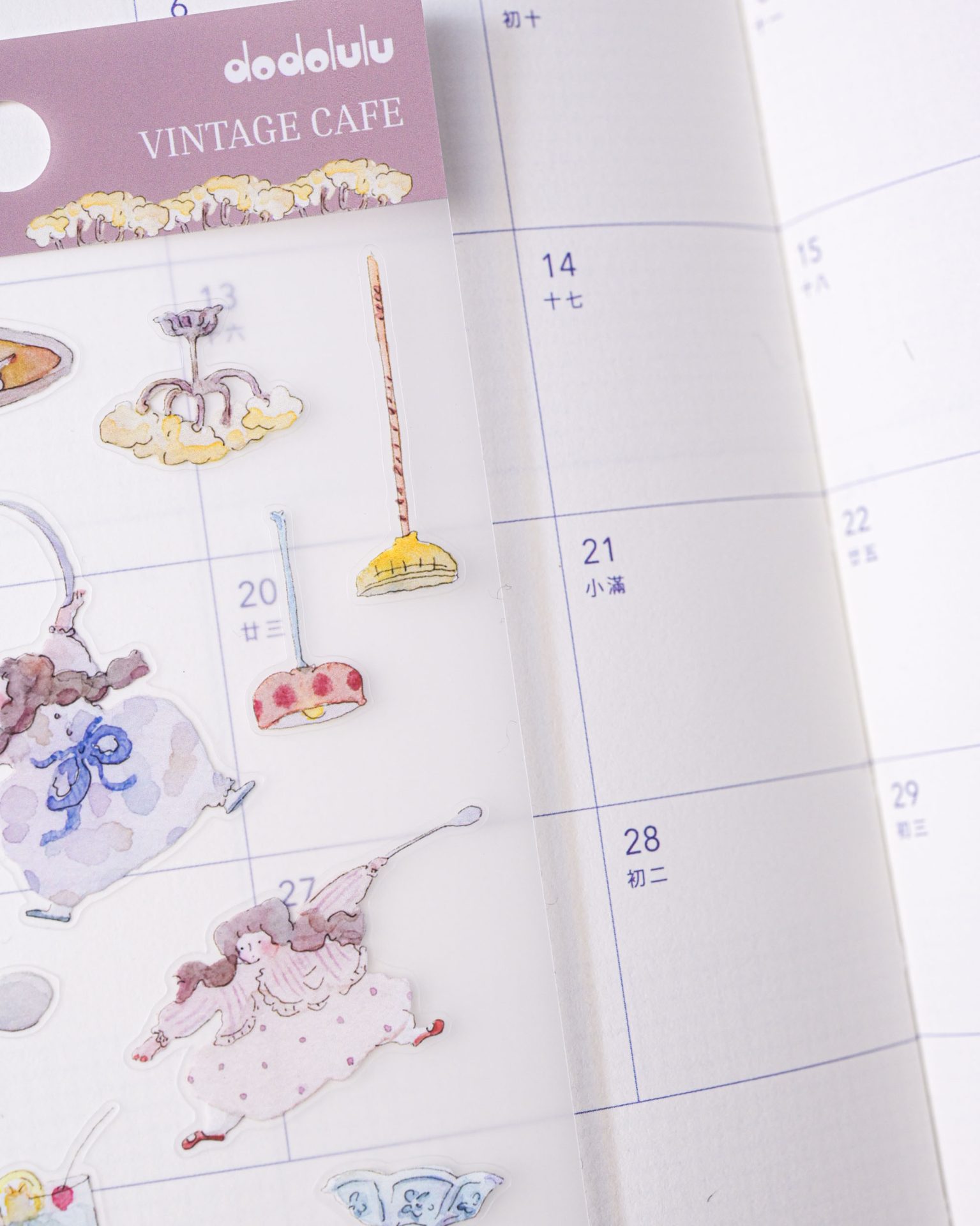Dodolulu Sticker Sheet – Vintage Cafe — gallery