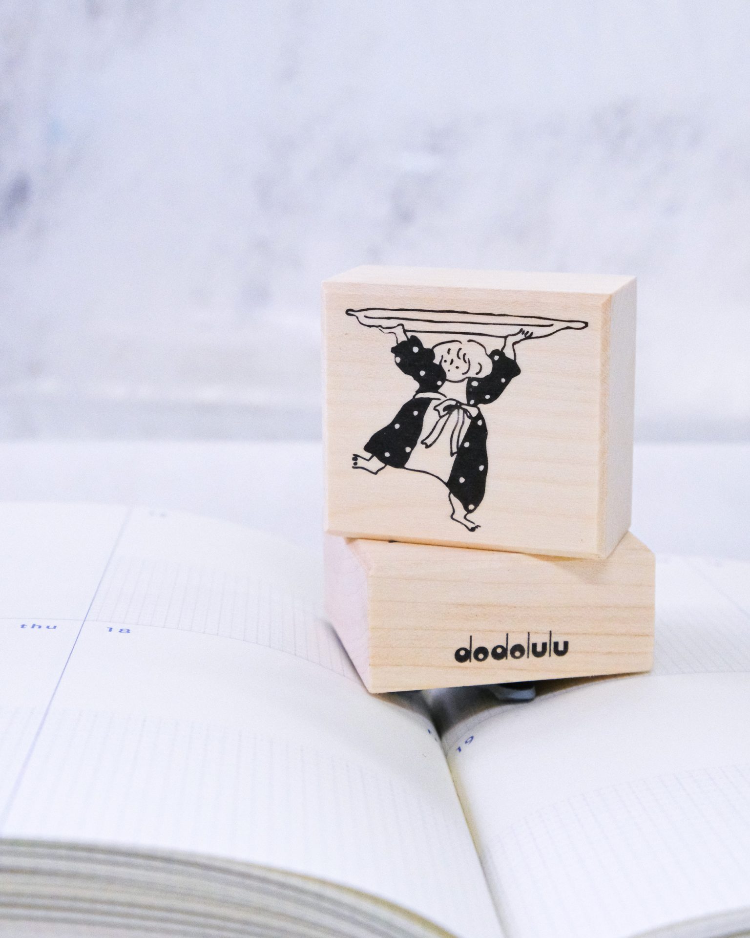 Dodolulu Wooden Stamp – Bon appétit