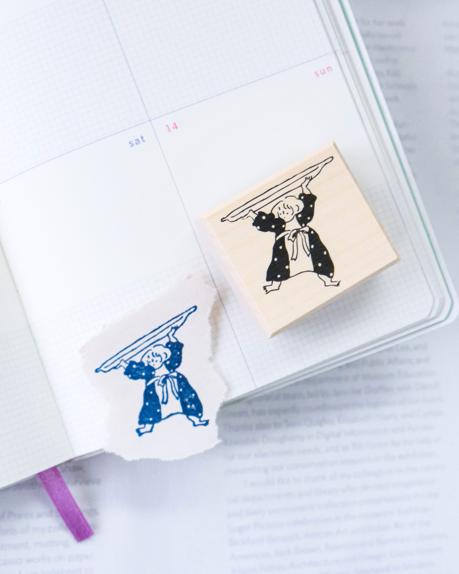 Dodolulu Wooden Stamp – Bon appétit — gallery