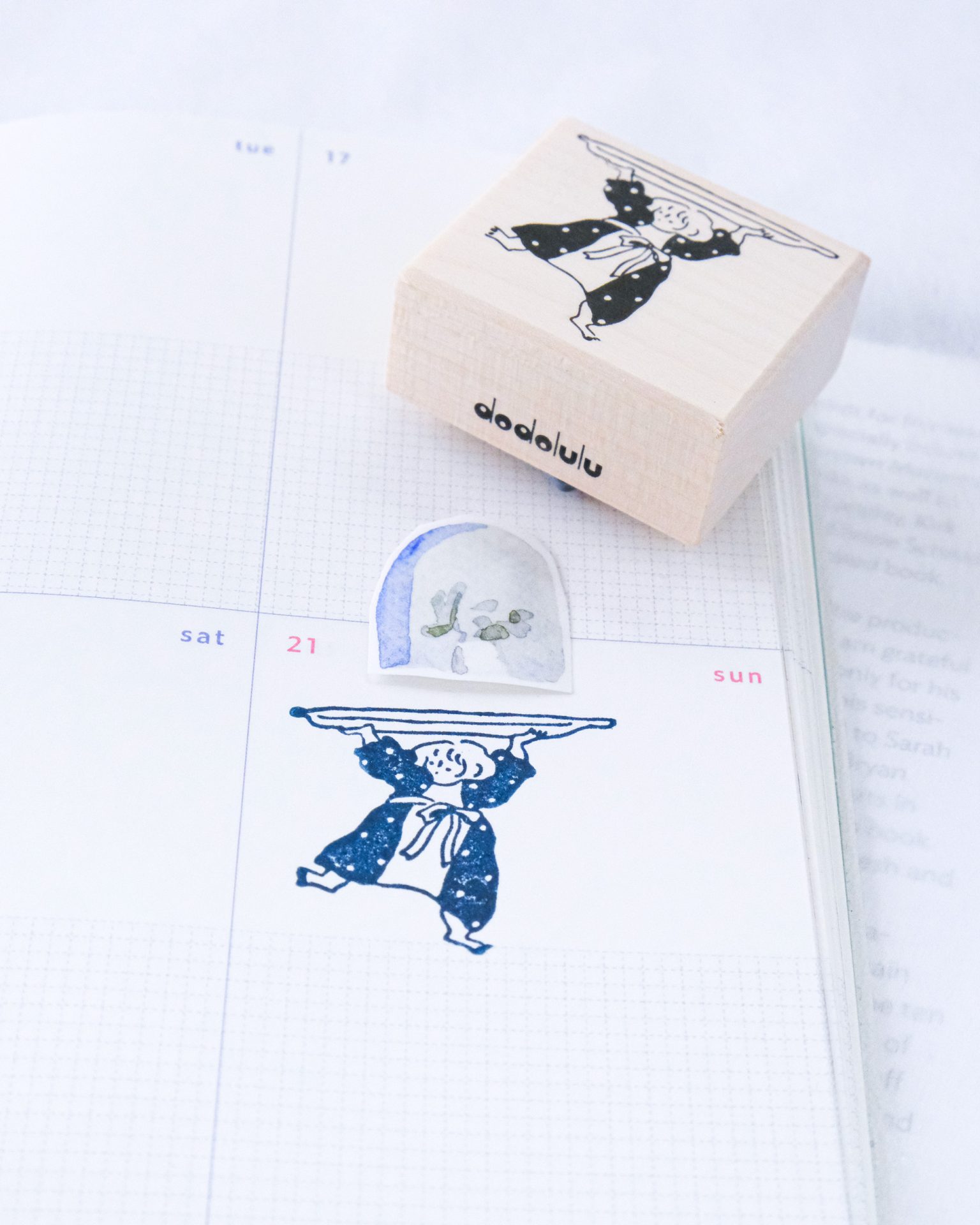 Dodolulu Wooden Stamp – Bon appétit — gallery