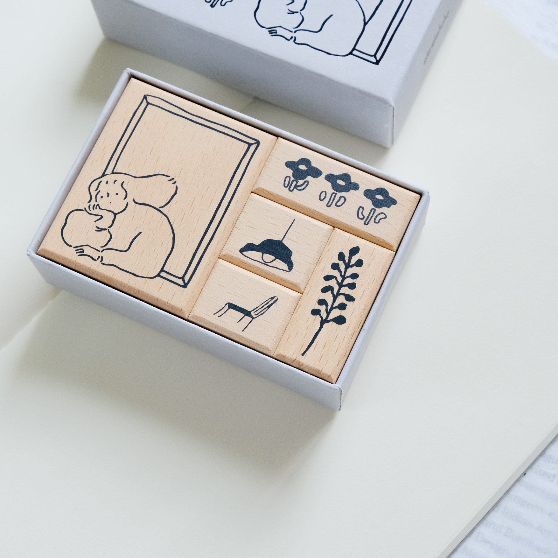 Dodolulu Wooden Stamp Set – By the Window — gallery
