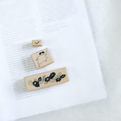 Dodolulu Wooden Stamp Set – Floating Angels — gallery