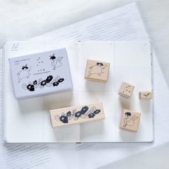 Dodolulu Wooden Stamp Set – Floating Angels — gallery
