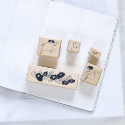 Dodolulu Wooden Stamp Set – Floating Angels — gallery