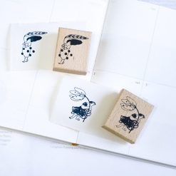 Dodolulu Wooden Stamp Set – Flower & Leaf — gallery