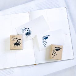 Dodolulu Wooden Stamp Set – Flower & Leaf — gallery