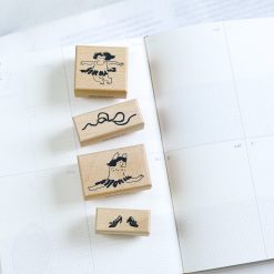 Dodolulu Wooden Stamp Set – Fluttering — gallery