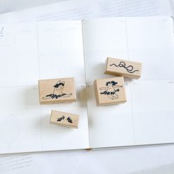 Dodolulu Wooden Stamp Set – Fluttering — gallery