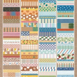 DON’T PUBLISH Molinta Die-Cut Washi Tape – Retro Pattern — gallery