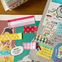 DON’T PUBLISH Molinta Die-Cut Washi Tape – Vibrant Pattern — gallery