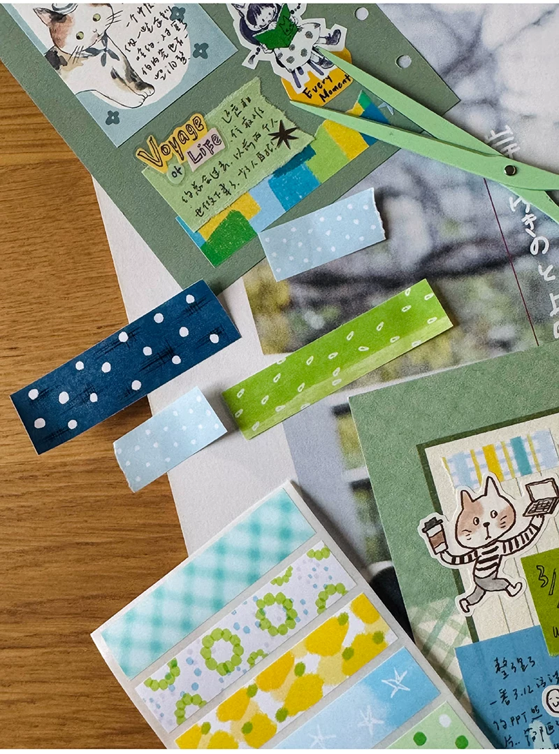 DON’T PUBLISH Molinta Die-Cut Washi Tape – Vibrant Pattern — gallery