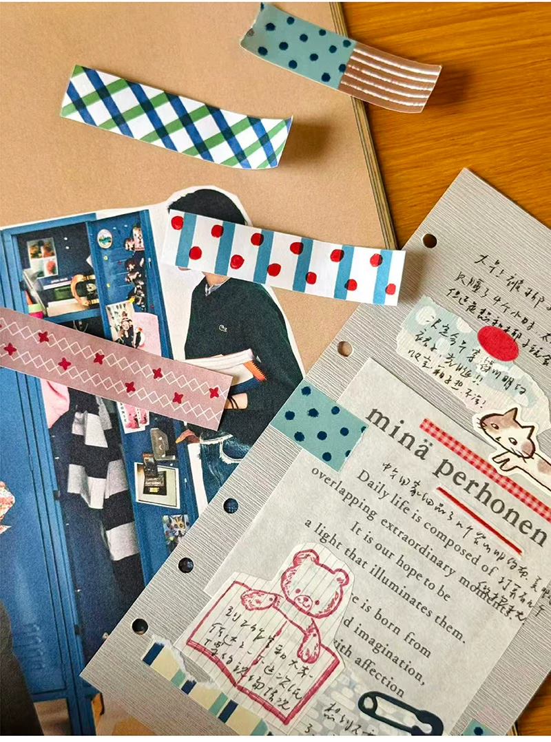DON’T PUBLISH Molinta Die-Cut Washi Tape – Vibrant Pattern — gallery