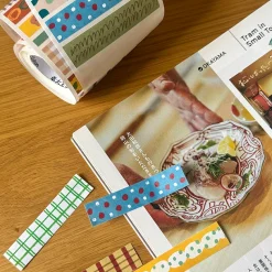 DON’T PUBLISH Molinta Die-Cut Washi Tape – Vibrant Pattern — gallery