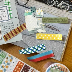 DON’T PUBLISH Molinta Die-Cut Washi Tape – Vibrant Pattern — gallery