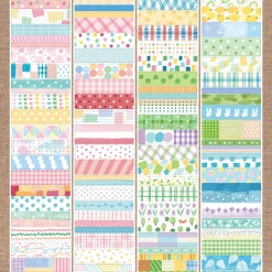 DON’T PUBLISH Molinta Die-Cut Washi Tape – Vibrant Pattern — gallery