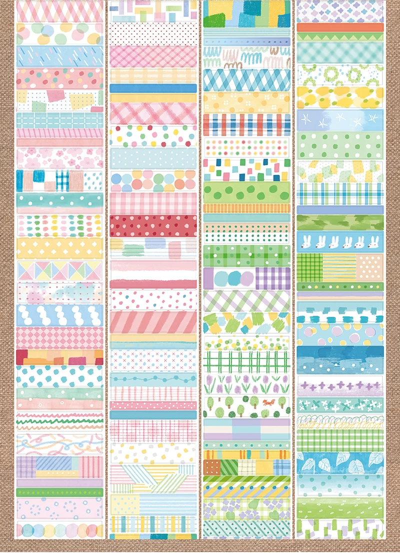 DON’T PUBLISH Molinta Die-Cut Washi Tape – Vibrant Pattern — gallery