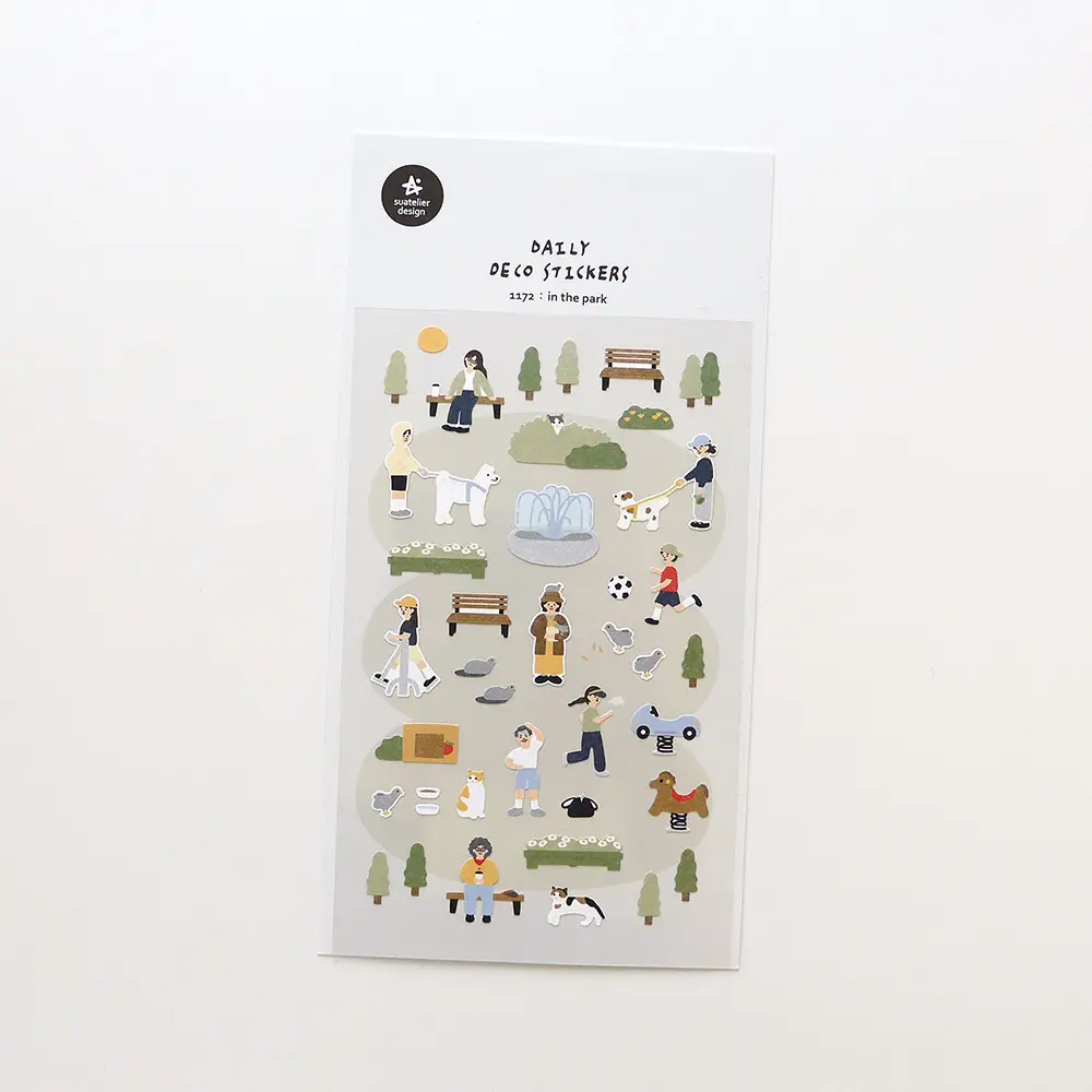 Suatelier Sticker Sheet 1172 In the Park