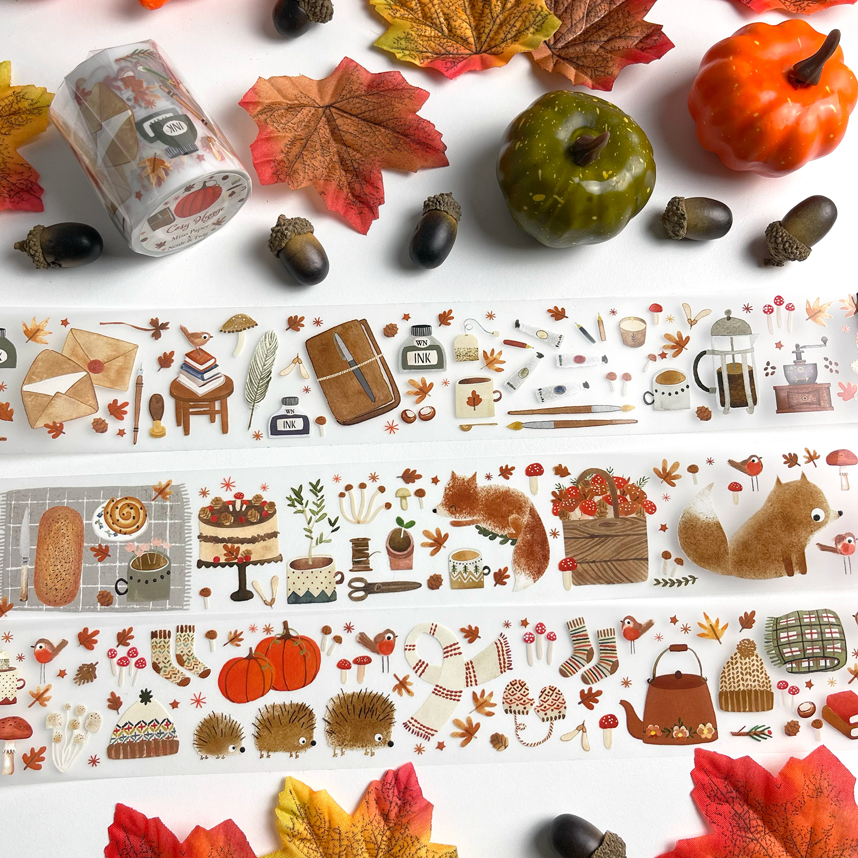 Miso Paper x Nettle and Twig "Cosy Hygge" Kiss-cut PET tape - Image 9