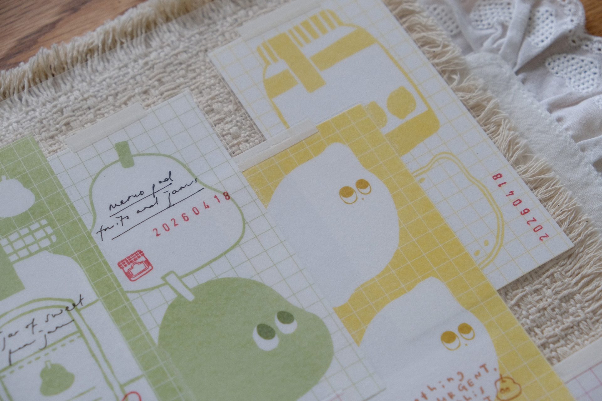 Eileen Tai Memo Pad – Fruit Jam — gallery
