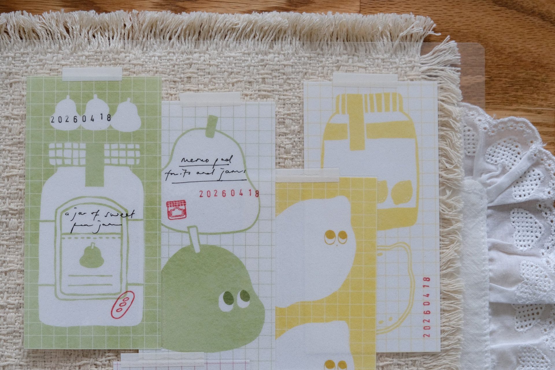 Eileen Tai Memo Pad – Fruit Jam — gallery