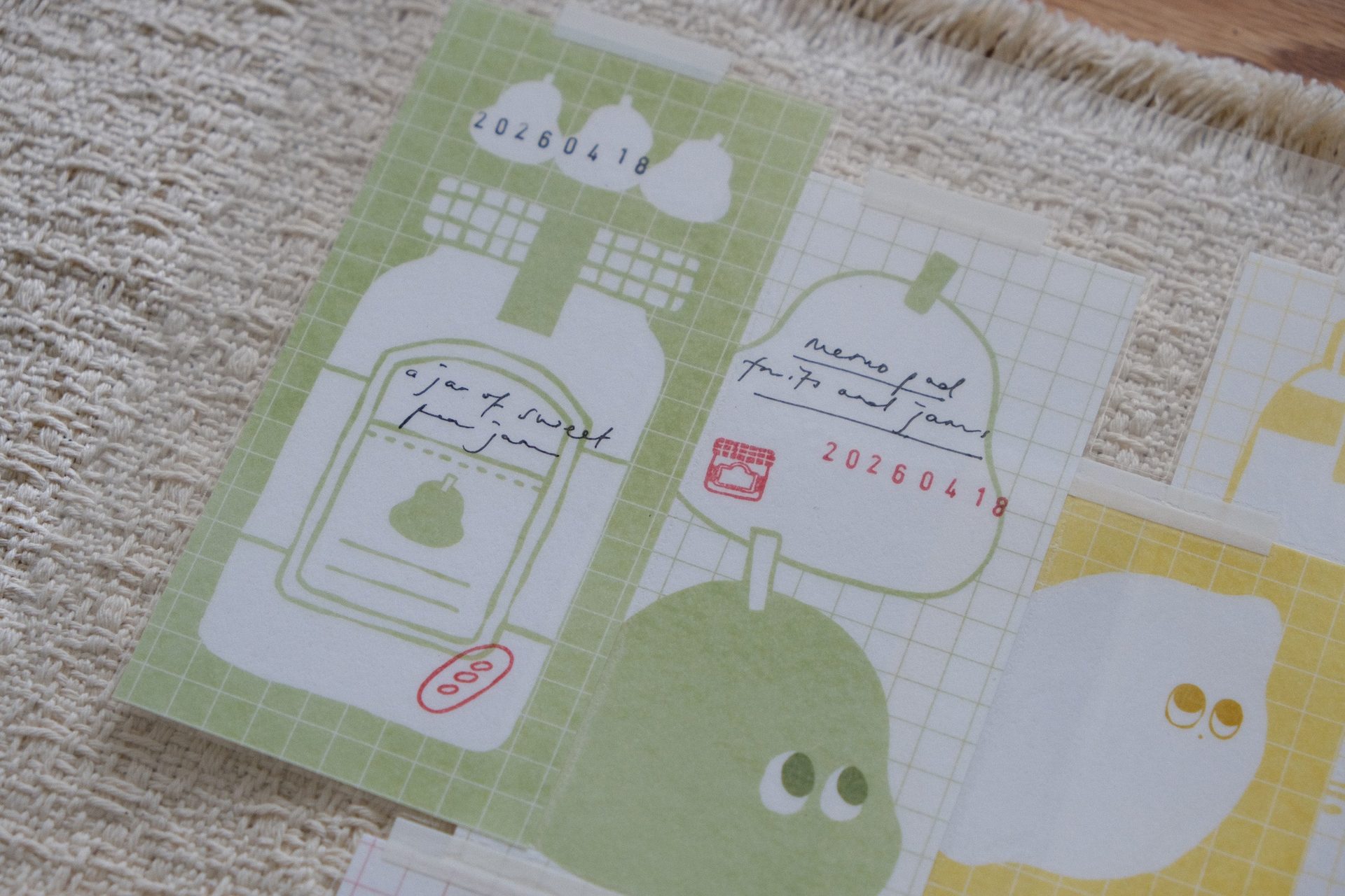 Eileen Tai Memo Pad – Fruit Jam — gallery
