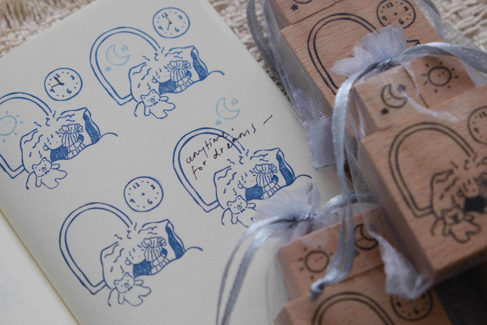 Eileen Tai Rubber Stamp Set – Anytime, For Dreams