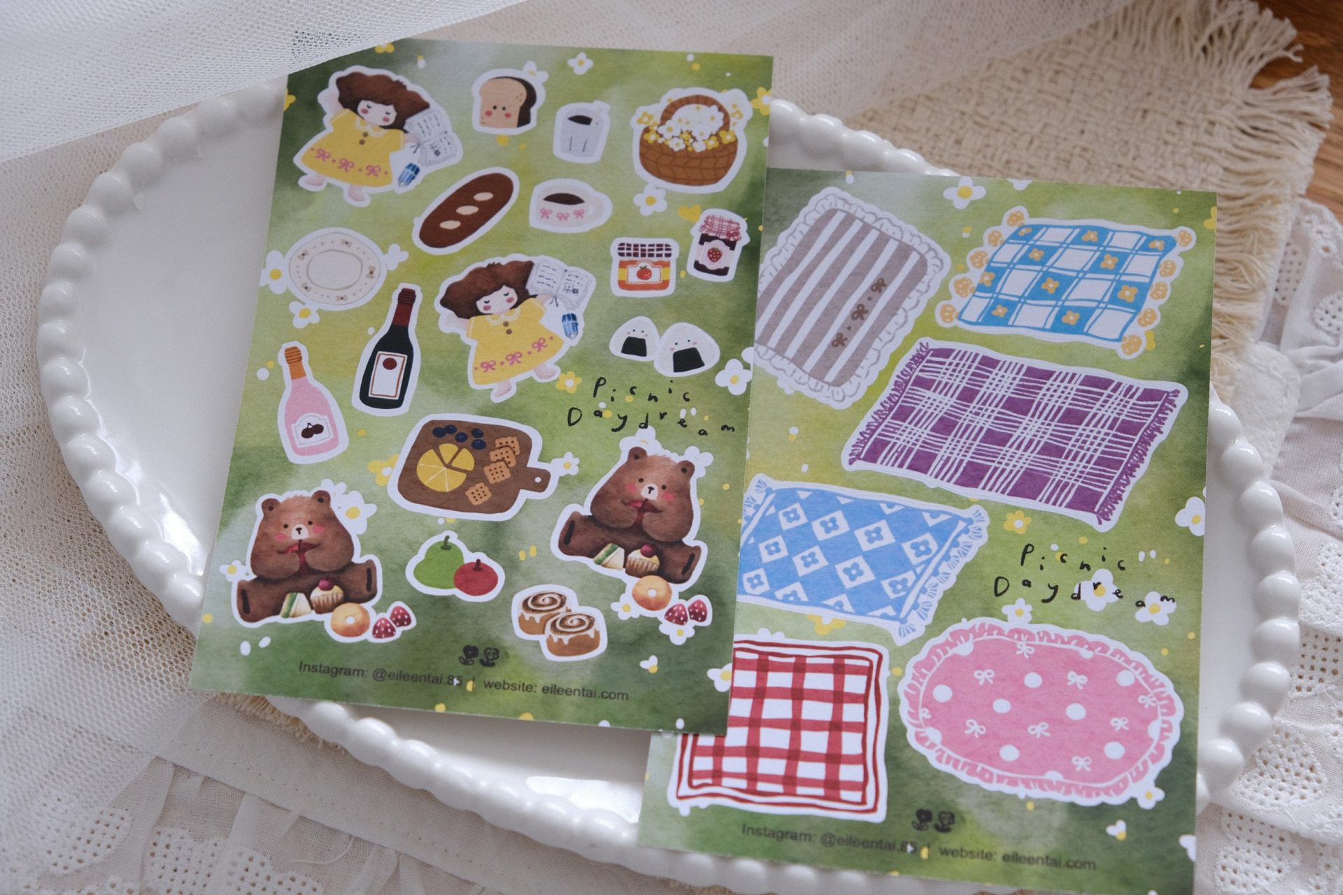 Eileen Tai Stickers – Picnic Daydream