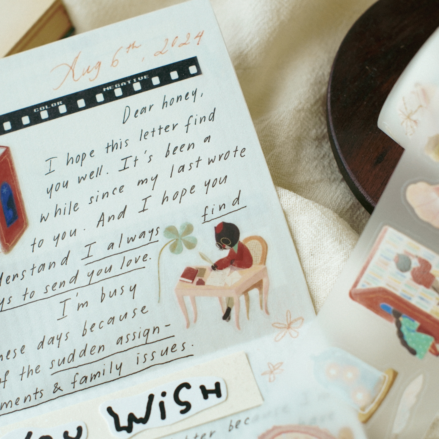 Teayou Kiss-cut PET Tape 'Enchanted Library'