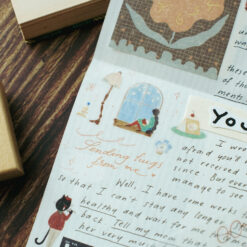 Teayou Kiss-cut PET Tape 'Enchanted Library'