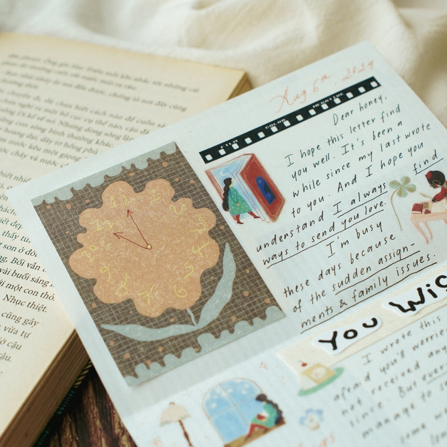Teayou Kiss-cut PET Tape 'Enchanted Library'