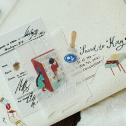 Teayou Kiss-cut PET Tape 'Enchanted Library'
