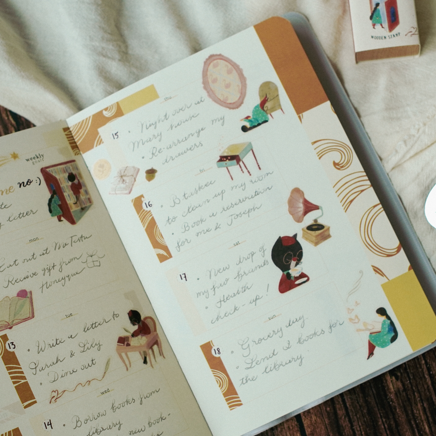 Teayou Kiss-cut PET Tape 'Enchanted Library'