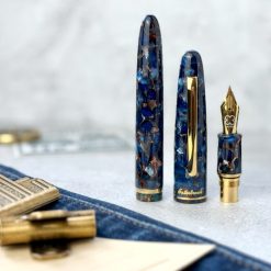 Esterbrook Estie Nouveau Bleu Fountain Pen with Gold Trim — gallery