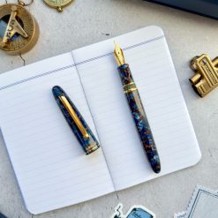 Esterbrook Estie Nouveau Bleu Fountain Pen with Gold Trim — gallery