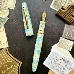 Esterbrook Estie Sea Glass Fountain Pen with Gold Trim
