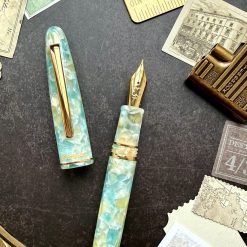 Esterbrook Estie Sea Glass Fountain Pen with Gold Trim — gallery