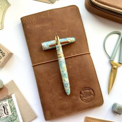 Esterbrook Estie Sea Glass Fountain Pen with Gold Trim — gallery